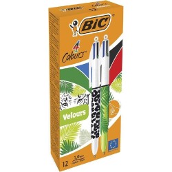 Bic 4 Colori Velours Penna...