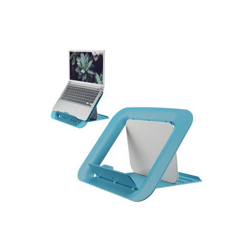 Supporto per laptop regolabile Leitz Ergo Cozy Design ergonomico Altezza  regolabile Colore blu