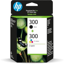 BIPACK ORIGINALE HP 300BK +...