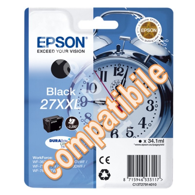 Cartuccia Compatibile EPSON XP30 102 202 205 302 305 402 405 Black