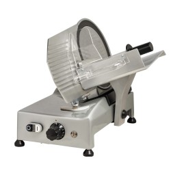 AFFETTATRICE A GRAVITÀ FAC F250E TP TAGLIA PANE CE PROFESSIONALE (AFFILATOIO FISSO) POMOLI ROSSI