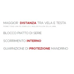 AFFETTATRICE VERTICALE FAC TAGLIA SALUMI LINEA LUSSO F370 TS-V L CE PROFESSIONALE (AFFILATOIO FISSO) POMOLI METALLIZZATI