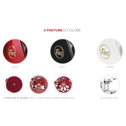 AFFETTATRICE FAC MANUALI A VOLANO MOD 350 VO LINEA STANDARD VOLANO FIORATO MARGHERITA ROSA COLORATA CE PROFESSIONALE