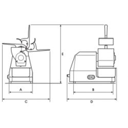 GRATTUGIA FAC Rullo dentato in acciaio inox