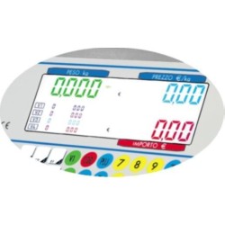 BILANCIA Elettronica TOP SPES TOUCH RS70 peso-prezzo 6/12/15/30 KG ALTA