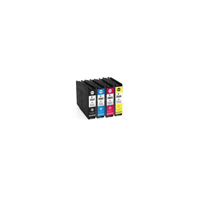 Cartuccia Compatibile EPSON STYLUS Workforce Pro WF-8000 C13T755140 / T7551 BLACK