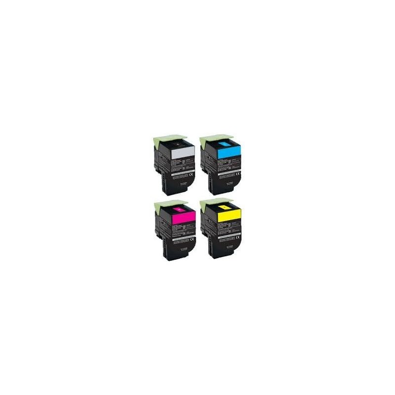 Toner Rigenerato LEXMARK 80C2XK0 802XK CX510 NERO 8K