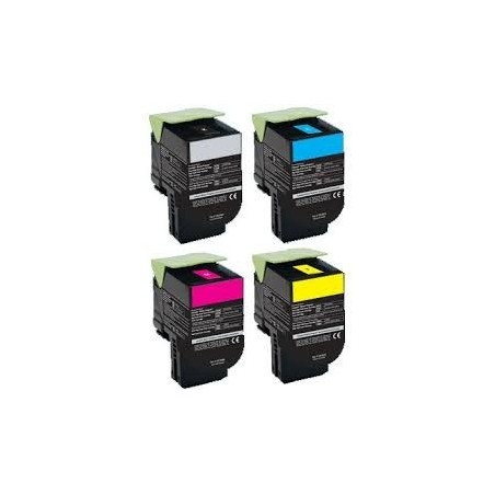 Toner Rigenerato LEXMARK 80C2XK0 802XK CX510 NERO 8K