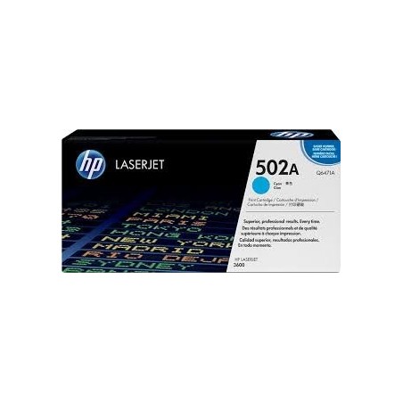 Toner ORIGINALE HP COLOR LASERJET 3600 CIANO Q6471A 