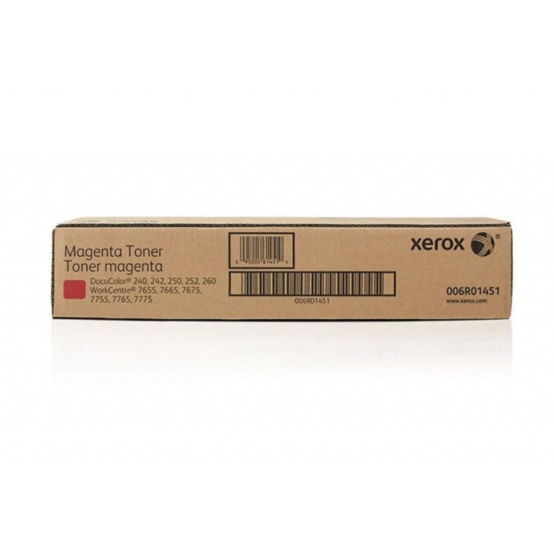 TONER COMPATIBILE XEROX WORKCENTRE 7655 006R01451 DC240 MAGENTA 31K