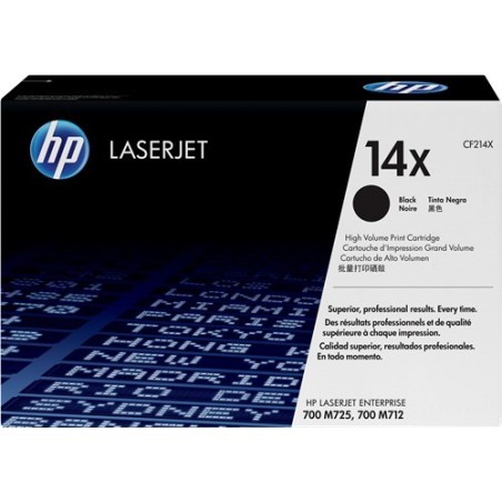 Toner COMPATIBILE HP LaserJet Enterprise 700 MFP M712 CF214X 14X NERO 17,5K