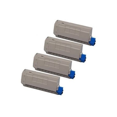 MULTIPACK 4PZ TONER ORIGINALE OKI 01101101 C9300 C9500 CYMK SPEDIZIONE GRATUITA 