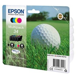 MULTIPACK 5PZ CARTUCCIA ORIGINALE EPSON 33 C13T33374020 XP530 CYMK+PH