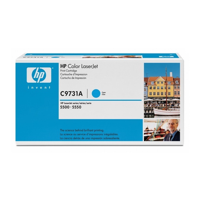 Toner COMPATIBILE CANON C3500 LBP 2710 HP COLOR 5500 EP-86C C9731A 6829A004AA CIANO