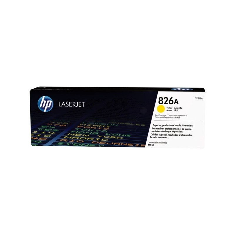 TONER ORIGINALE HP CF311A 826A Color LaserJet Enterprise M855 CIANO