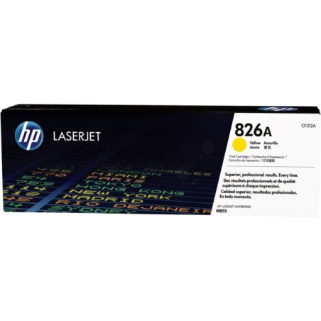 TONER ORIGINALE HP CF311A 826A Color LaserJet Enterprise M855 CIANO
