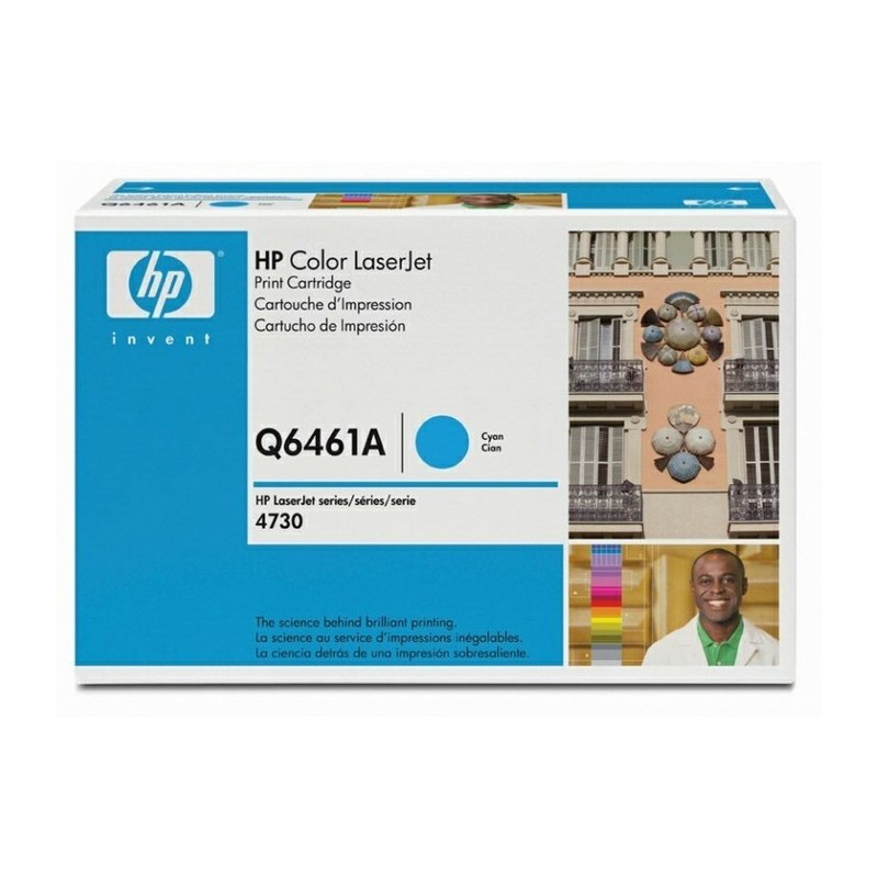 Toner Rigenerato HP COLOR LASERJET 4730 Q6461A CIANO 12K