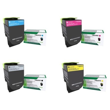 TONER LEXMARK 71B20Y0 GIALLO CS317 CS417 CX517