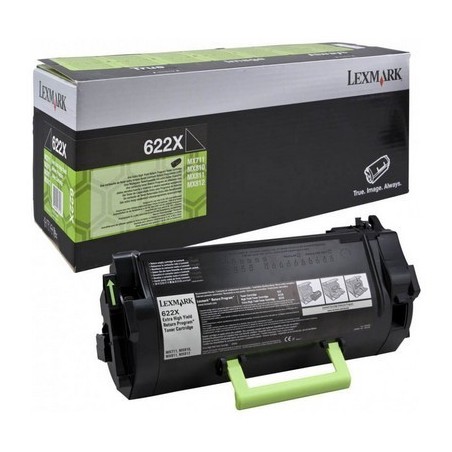 Toner COMPATIBILE per Lexmark 62D2X00 622X MX711 MX810 MX811 MX812 NERO 45K