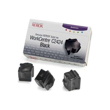 CARTUCCIA ORIGINALE XEROX 108R00662 Workcentre 2424 C-2424 GIALLO 3 STICKS