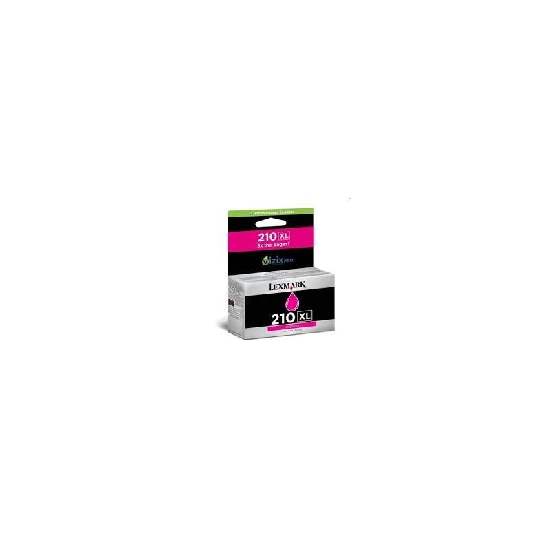 CARTUCCIA ORIGINALE LEXMARK 210XL 14L0176E MAGENTA