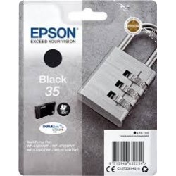 Cartuccia ORIGINALE EPSON C13T35814010 T3481 900 COPIE NERO Workforce Pro WF-4700