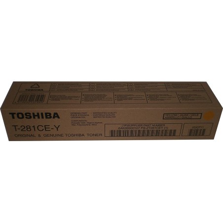 TONER ORIGINALE TOSHIBA 6AK00000034 / T281CEK - GIALLO 281C 351C  451C 10.000 COPIE E-Studio 281C