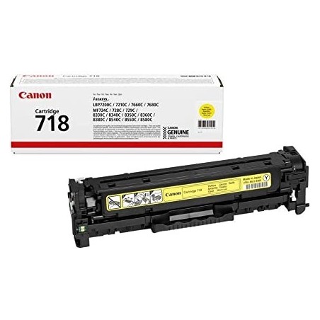 Toner COMPATIBILE CANON LBP 7200 2659B002 718Y CC532A HP CM 2320 MFP GIALLO