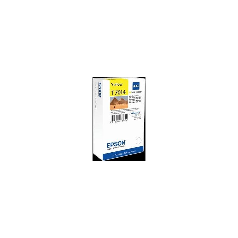 Cartuccia Compatibile EPSON T7014 WorkForce Pro WP-4000 GIALLO XXL - 36ml