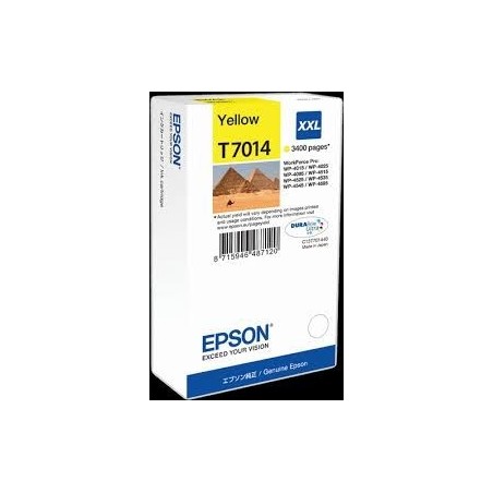 Cartuccia Compatibile EPSON T7014 WorkForce Pro WP-4000 GIALLO XXL - 36ml