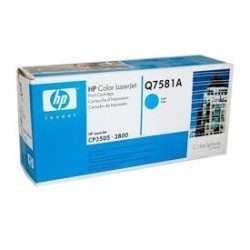 Toner COMPATIBILE HP COLOR LASERJET CP 3505 CIANO Q7581A 