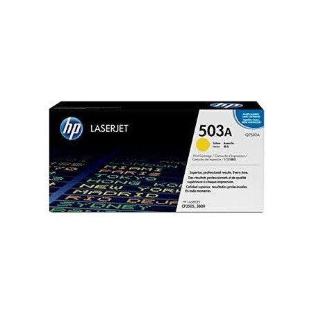 Toner COMPATIBILE HP COLOR LASERJET CP 3505 Q7582A GIALLO