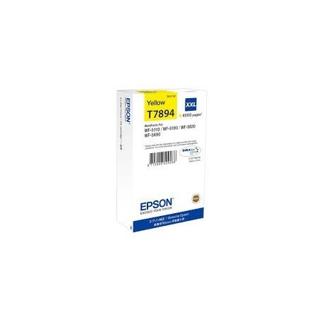 Cartuccia ORIGINALE EPSON Workforce Pro WF-5100 C13T789440 T7894 GIALLO XXL