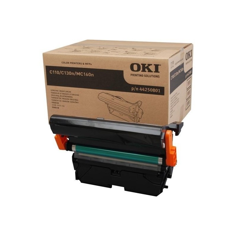 TAMBURO ORIGINALE OKI 44250801 C110 C130 50K + CINGHIA TRASFERIMENTO