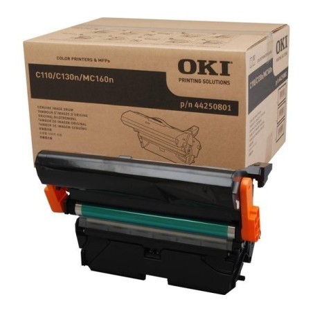 TAMBURO ORIGINALE OKI 44250801 C110 C130 50K + CINGHIA TRASFERIMENTO