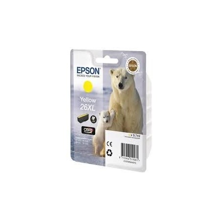 Cartuccia ORIGINALE EPSON Expression Premium XP-600 T2634 26XL GIALLO