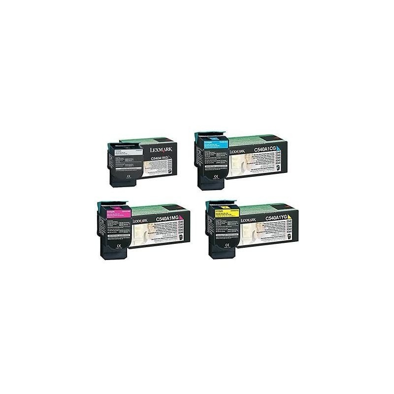 Toner ORIGINALE LEXMARK OPTRA C540 C540A1CG 1K CIANO