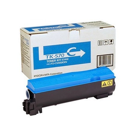 Toner KYOCERA FS C5400 1T02HGCEU0 TK570C TK-570C CIANO 12K
