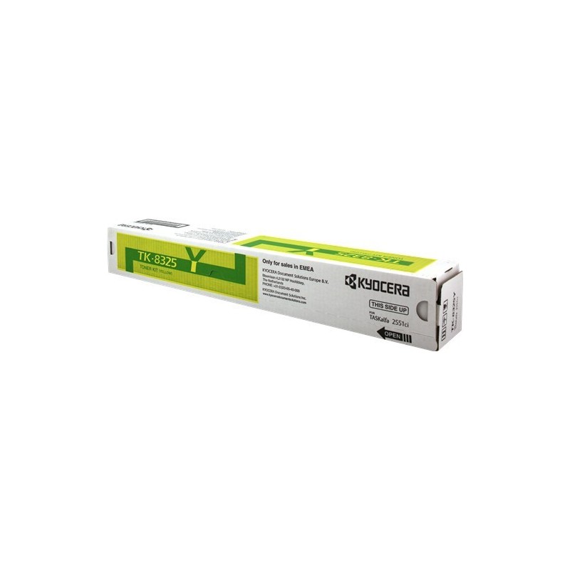 TONER KYOCERA MITA Copystar CS 2551 TASKalfa 2551ci TK-8325Y GIALLO O 12K