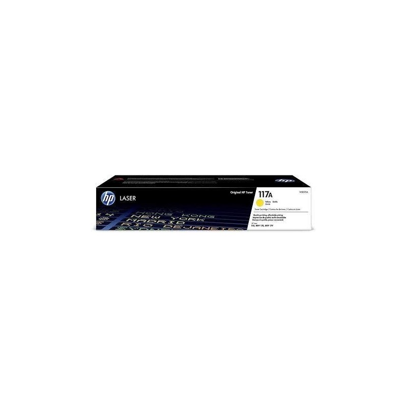 Toner ORIGINALE HP 117A W2072A GIALLO Color Laser 150a 700 COPIE CON CHIP