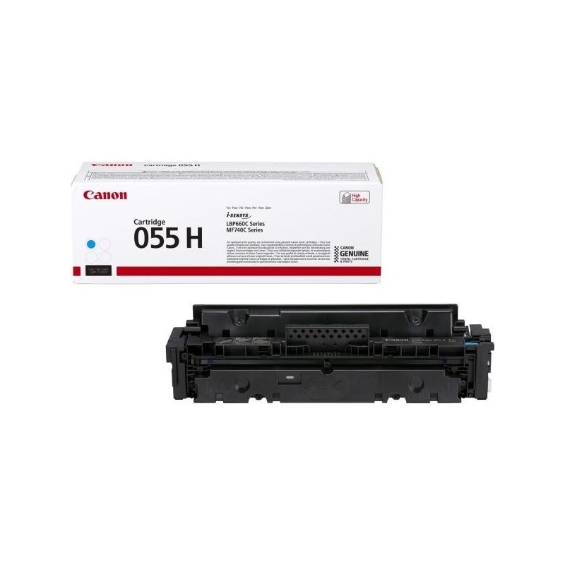 Toner ORIGINALE CANON 3019C002 055HCY 055H CY CIANO NO CHIP 5.9K