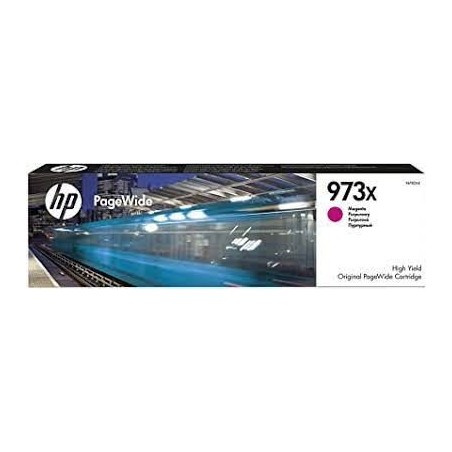 CARTUCCIA ORIGINALE HP 973XL 973X F6T82AE MAGENTA  PageWide Pro 450 7K