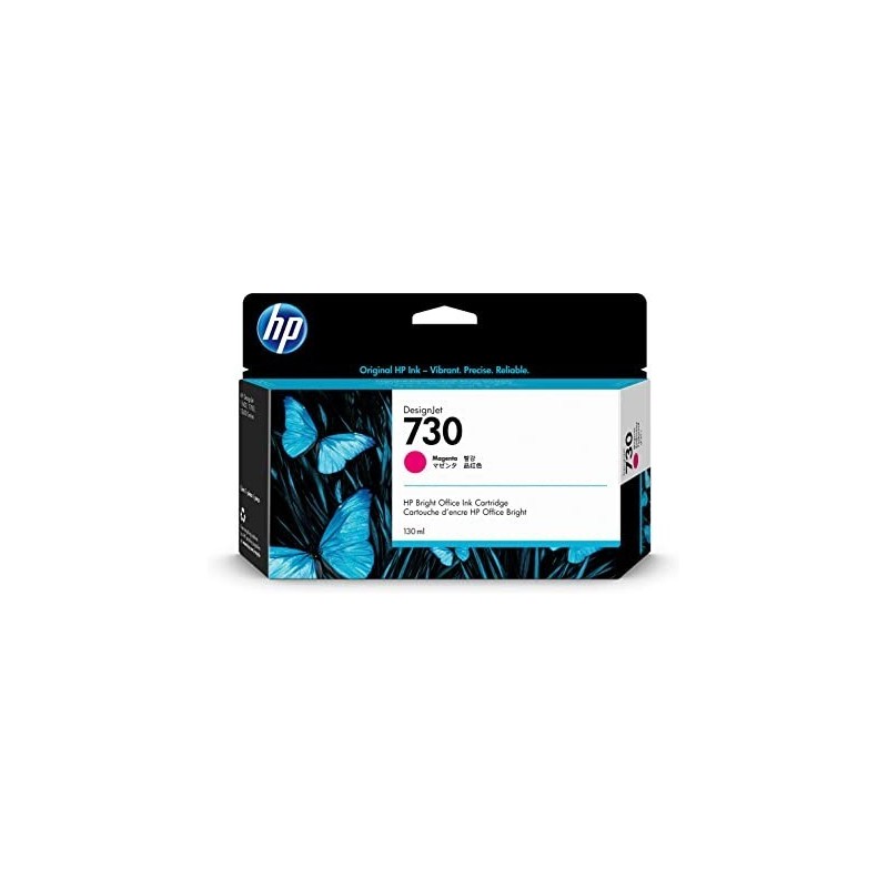 CARTUCCIA INCHIOSTRO ORIGINALE HP 730 P2V63A MAGENTA DesignJet T1600